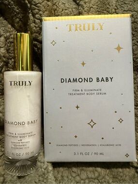 Truly Beauty Diamond Baby Firm & Illuminate Treatment Body Serum, 3.1oz